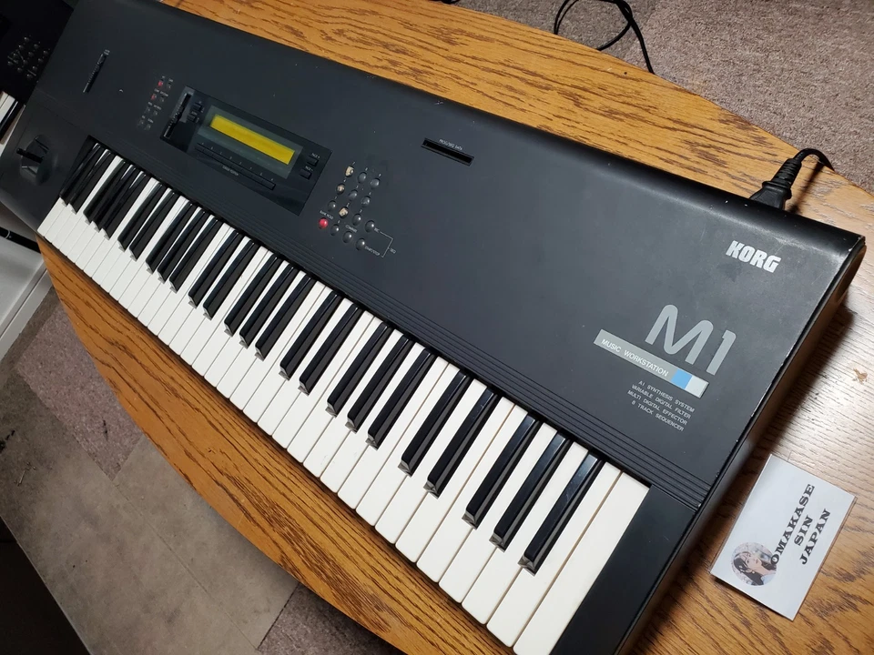 KORG M1 Music Workstation Synthesizer Used New Battery Good Condition Japan - Image 2 of 4