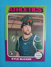 2024 Topps Heritage Kyle McCann High Number RC #682 Oakland Athletics 