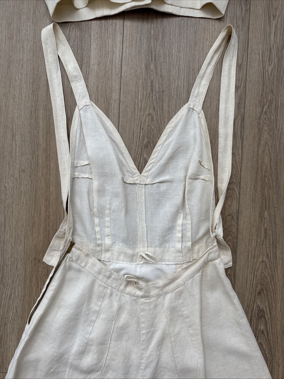 1940s linen playsuit set - image 6