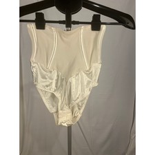 Vintage Smoothie Waist Eliminator High Waisted Shapewear Briefs Cream XL 5012