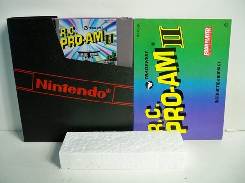 K25i52192 RC PRO-AM II 2 W/ BOX & MANUAL 1992 NES NINTENDO ORIGINAL TRADEWEST - Picture 9 of 16