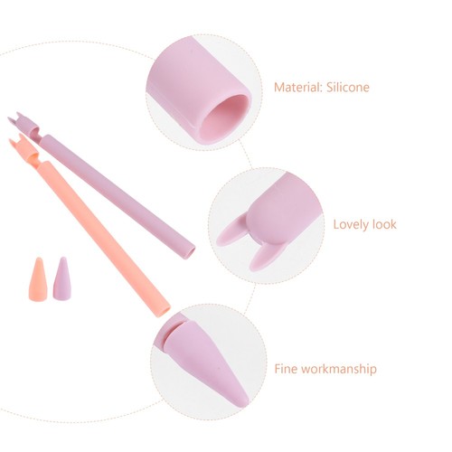 2 PCS Federmäppchen Silikonhülle Für Eingabestift Stiftpene Beschützer - 第 4/12 張圖片