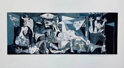 Pablo Picasso GUERNICA Estate Signed Limited Edition Giclee Art 20'' x 26''