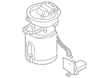 Genuine Volkswagen Fuel Pump And Sender Assembly 1J0-919-087-J
