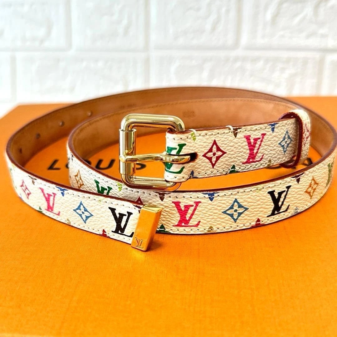 Louis Vuitton Leather Multicolor Belts for Women for sale | eBay