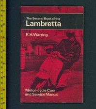 Il Secondo Libro della Lambretta (1973) Manuale Officina Assistenza e Riparazione Pitman FD07