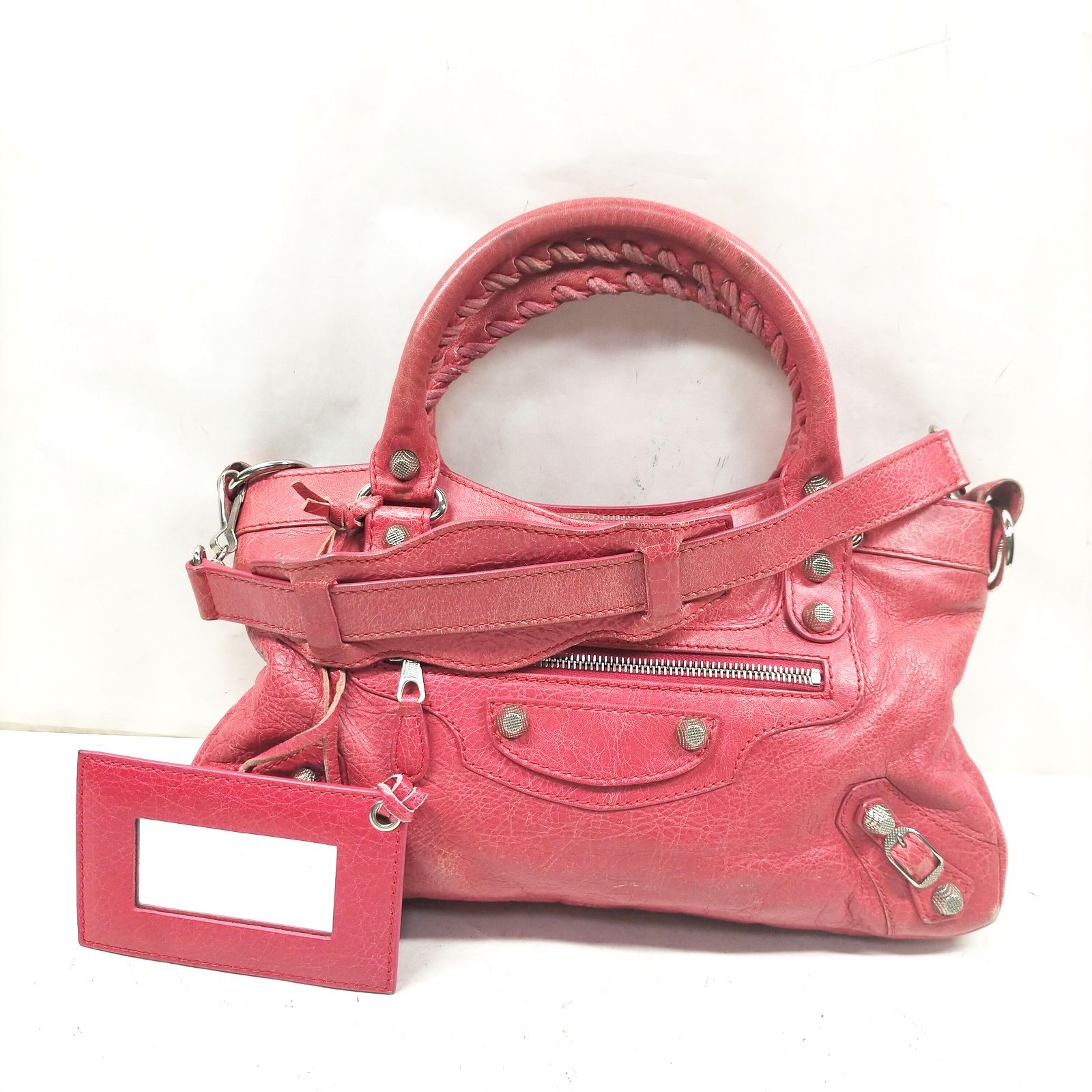 NO TARIFFA Borsa a mano Balenciaga in pelle rossa 3287744