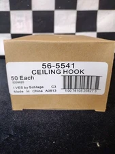 50 pc Large 4" Hooks All Purpose Screw Hook (Load 100 lbs) H.B. Ives Schlage New