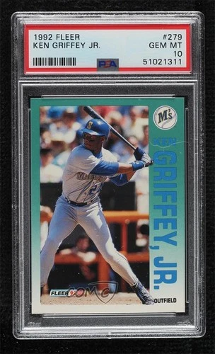1992 Fleer Ken Griffey Jr #279 PSA 10 GEM MT HOF