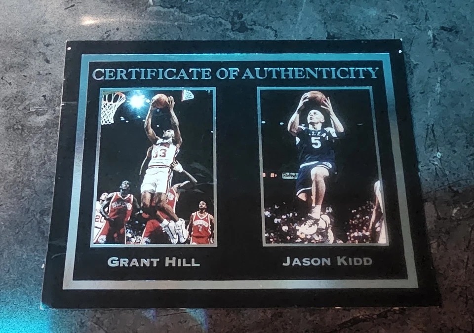 MONEDAS RARAS 215/1000 LIMITADAS JASON KIDD GRANT HILL PLATA HIGHLAND COMO NUEVAS Foto 4 de 4