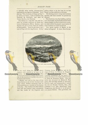 Oakedge, Nr Hagley Hall, Warks, Book Illustration (Print), 1891