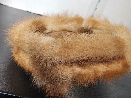 Vintage Natural Mink Fur Demi-Chapeau Womens Hat Headpiece Viking Costume? - Picture 6 of 6