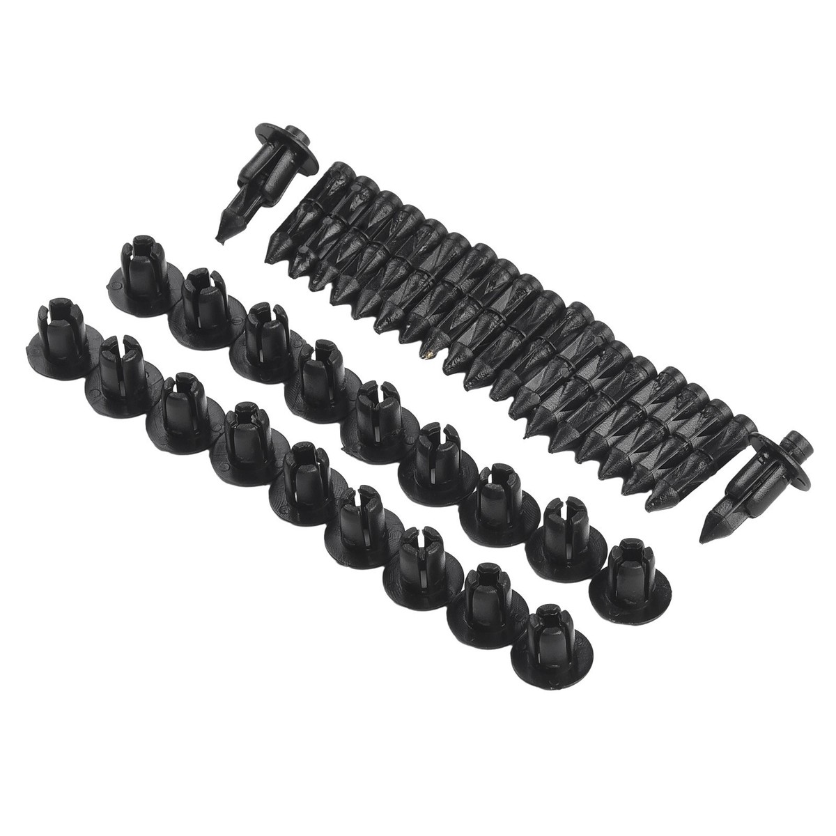 Lot De 20 Rivets Plastique 6mm Pour Carénage Moto : Clips De Bordure Honda Yamaha Suzuki