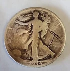 1934 Walking Liberty Silver Half Dollar - No Mint Mark