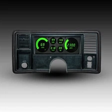 1978-1988 Monte Carlo & El Camino LED Direct Replacement Gauge Cluster, Green