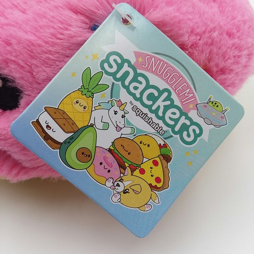 Gorro de felpa Squishable/Snugglemi Snackers Sprinkles rosa glaseado donut 7" nuevo con etiquetas - Imagen 6 de 8