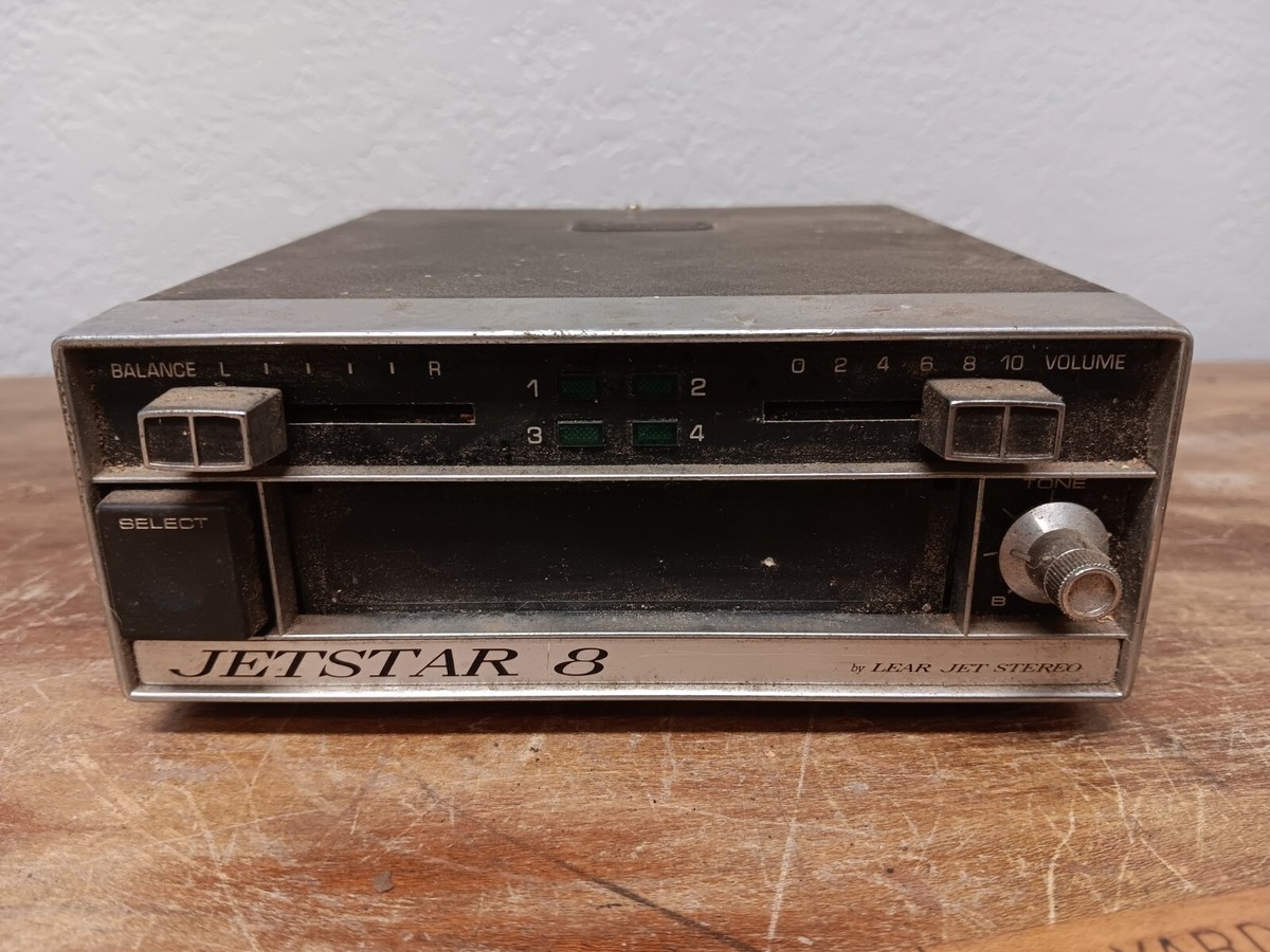 Lear Jet Vintage 8 Track Player | Lear Jet Stereo 8 | 8 Track