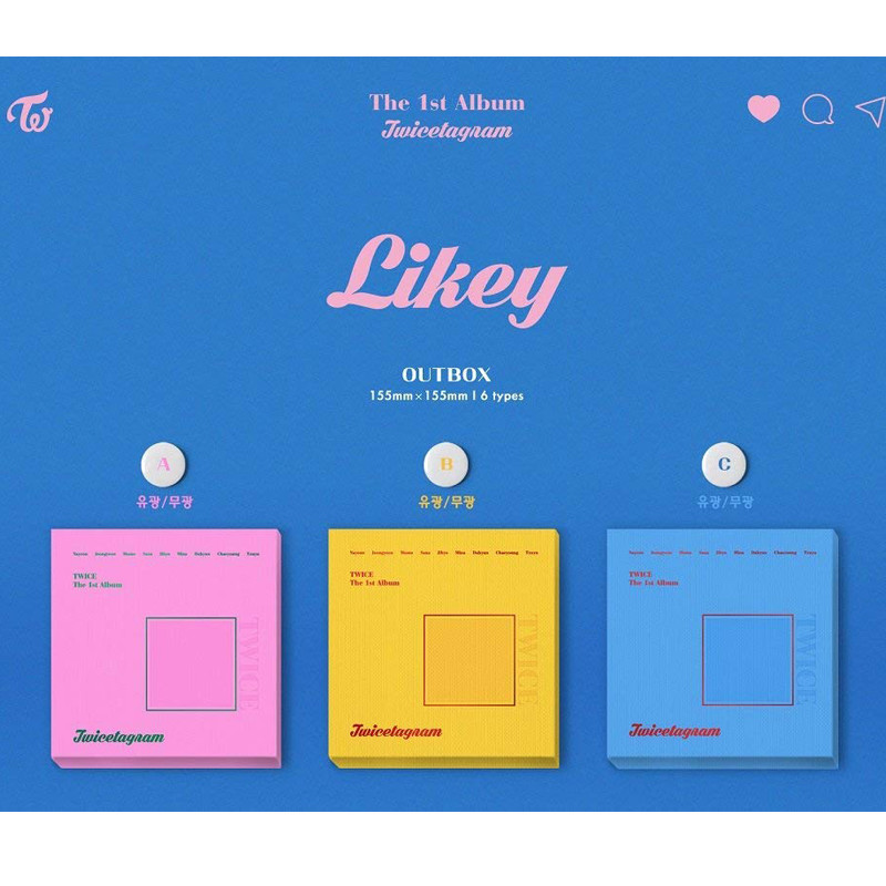 TWICE TWICETAGRAM 1st Album LIKEY Random CD+Booklets | eBay