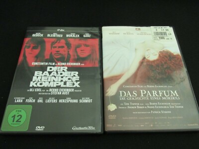 DVD Konvolut, 2 DVD´s, Das Parfum, Der Baader Meinhof Komplex