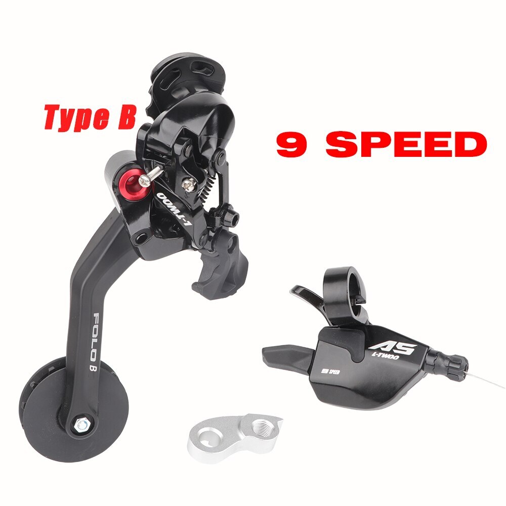 shu　オーダー LTWOO Folding Bike 5 7 9 Speed Shifters + Rear Derailleur For