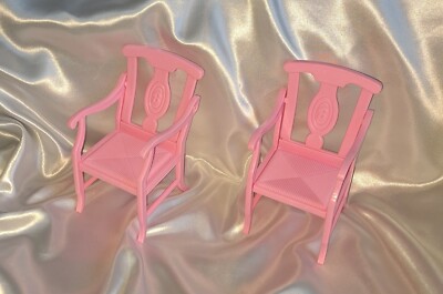Barbie Stühle So much To Do Kitchen Dining Room Küche Pink 'n Pretty House 11418