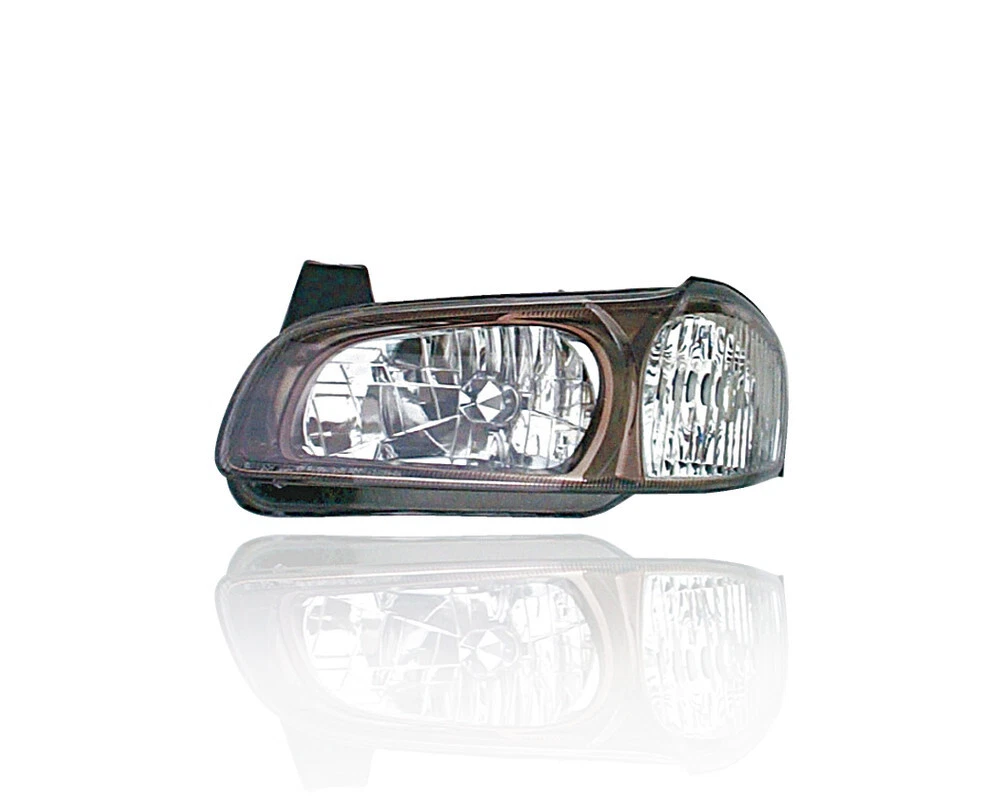 Headlight Assembly for 00-01 Nissan Maxima Black Interior Bezel  