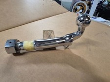 Vintage period fully chromed classic tow bar with chromed fixing nut and pin