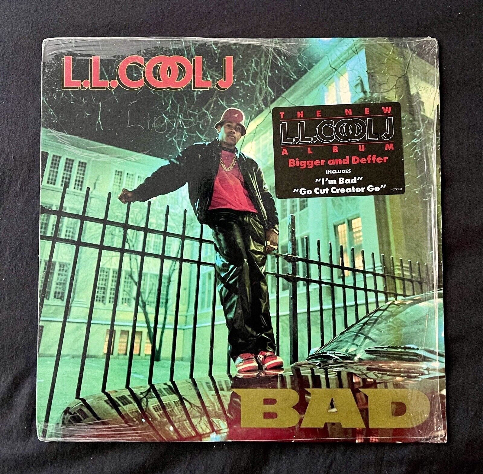 L.L. COOL J - Bigger & Deffer (BAD) [1987] LP OG 1st Press Vinyl Def Jam (EX/NM)