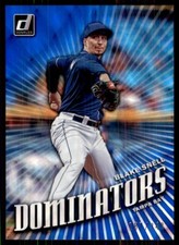 2019 Donruss Dominators Blue Blake Snell 187/249 Tampa Bay Rays #D10