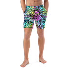 Men's Leopard Spots Swim Trunks #1 Beach Bathing Suit Animal Print Big Cat Wild