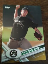 2017 Topps Pro Debut Jumbo 5x7 Taylor Clarke Generals 127 #'d 02/10 Gold