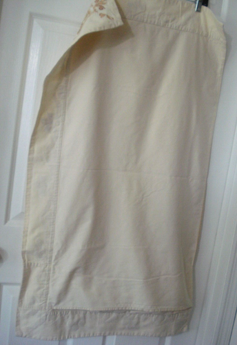 Chris Madden JCP Home Gold Beige King Size Sham Embroidered Trim - Picture 7 of 9