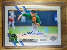 2021 Michael McAvene Topps Pro Debut AUTO Chicago Cubs MLB Baseball Card PD108