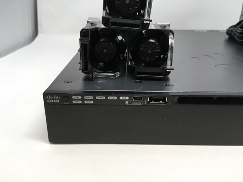 Cisco WS-C3650-24PD-S 24-Port GbE PoE+ w/ 2x10G With Mounting Brackets - Picture 6 of 18
