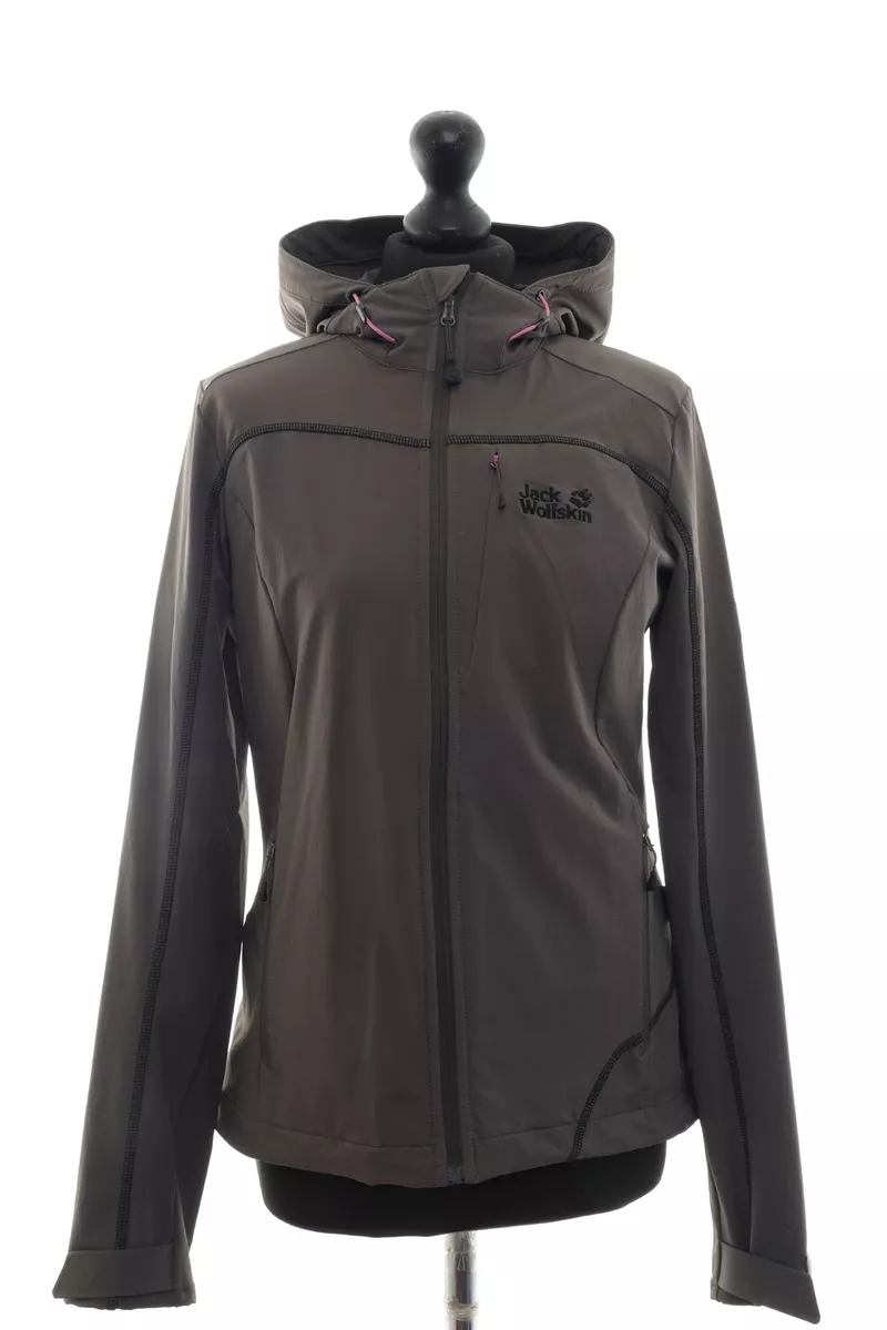 Jack Wolfskin Ladies Softshell Jacket Flex Shield Softshell S GREY