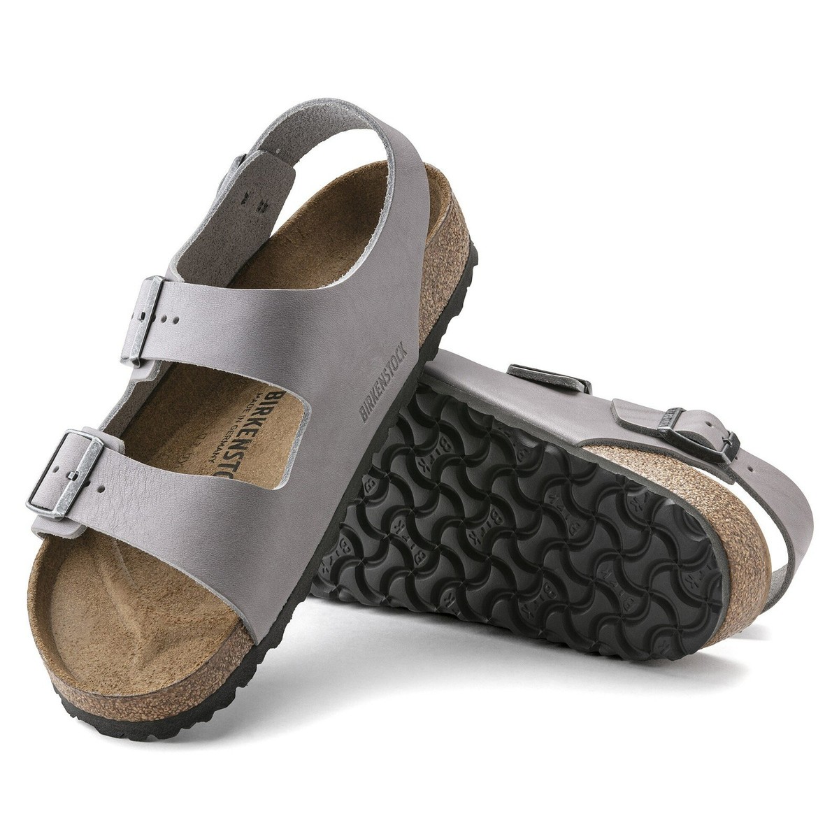 Birkenstock Milano in Grey Stone Coin Men 46 Regular / Wide  display picture 2