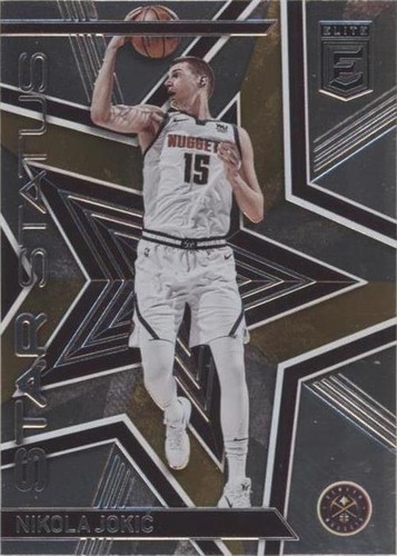 Nikola Jokic 2021–22 Panini Donruss Elite Clarity SP NRMT+ Denver 