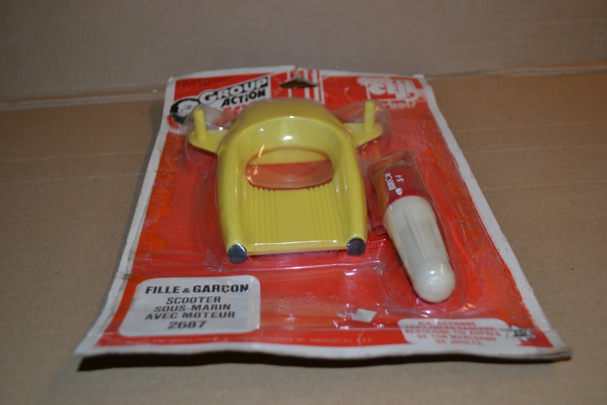 RARE! G.I. Joe CEJI Scooter Sous-Marin – Sous Blister D'origine (abîmé) – 2687
