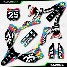 CMYK Savage Camo Graphics Kit fits 13-16 Kawasaki KXF250 KXF 250 Decals 