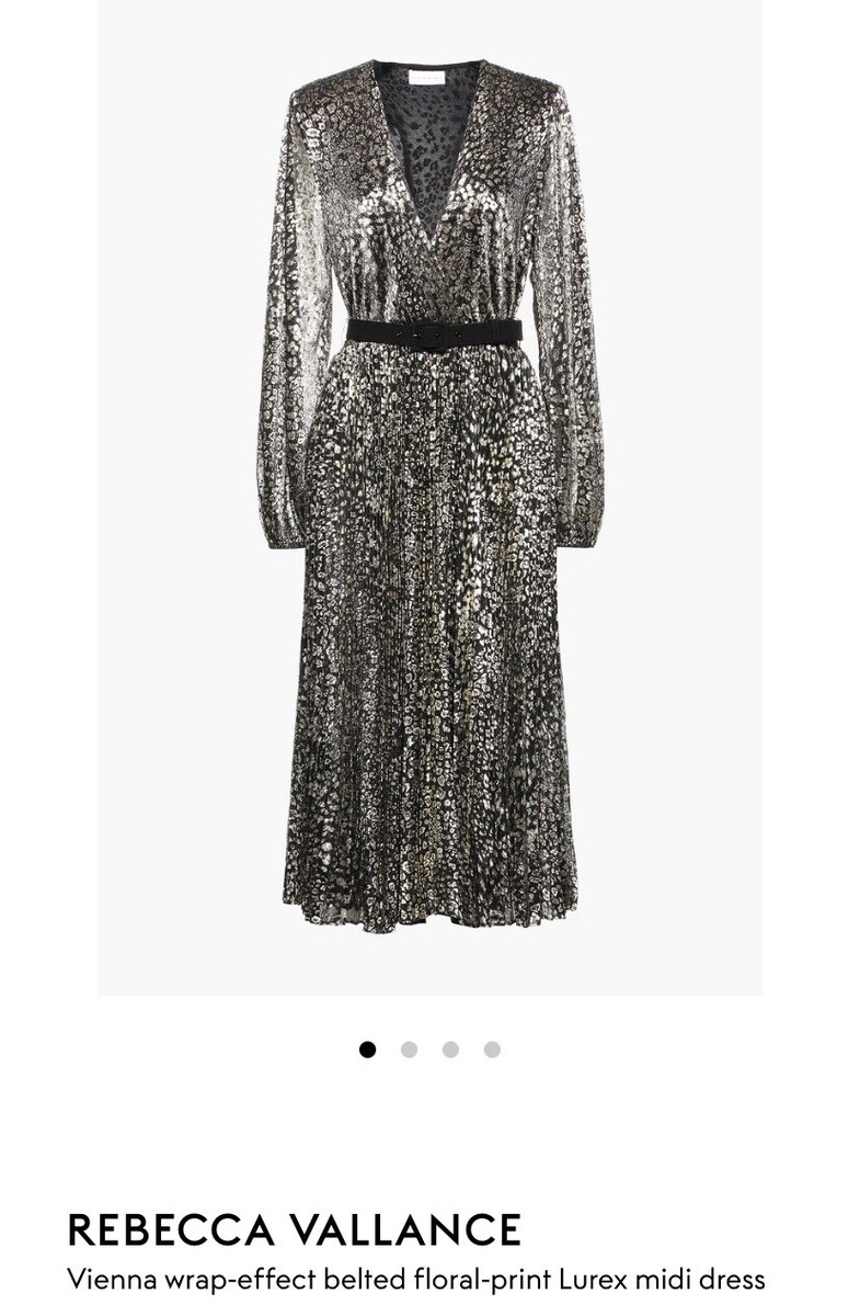 rebecca vallance vienna midi dress dress women party long elegant new