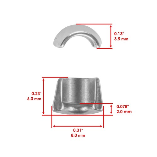 Kit de junta de válvula de escape de admisión de cilindro para Honda XR400R 1996-2004 - Imagen 6 de 8