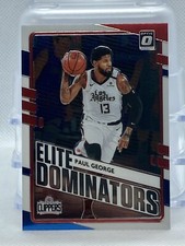 2020-21 Panini Donruss Optic Elite Dominators Paul George #11 Clippers