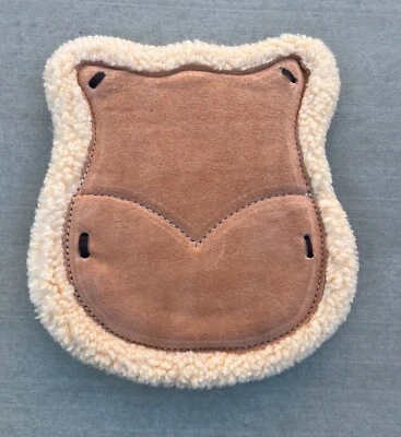 Charro Saddle Leather Seat Cushion, Asiento De Cuero Para Montura, Wool Cushion