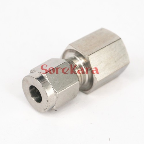 1/8"-1/2" BSP Female X 3-12mm OD Tube 304 Stainless Air Compression Fitting - Picture 8 of 44