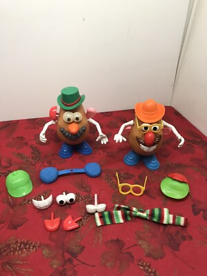 2 Mr.Potato Heads Lot Of 33 Pieces Storage Backs | eBay