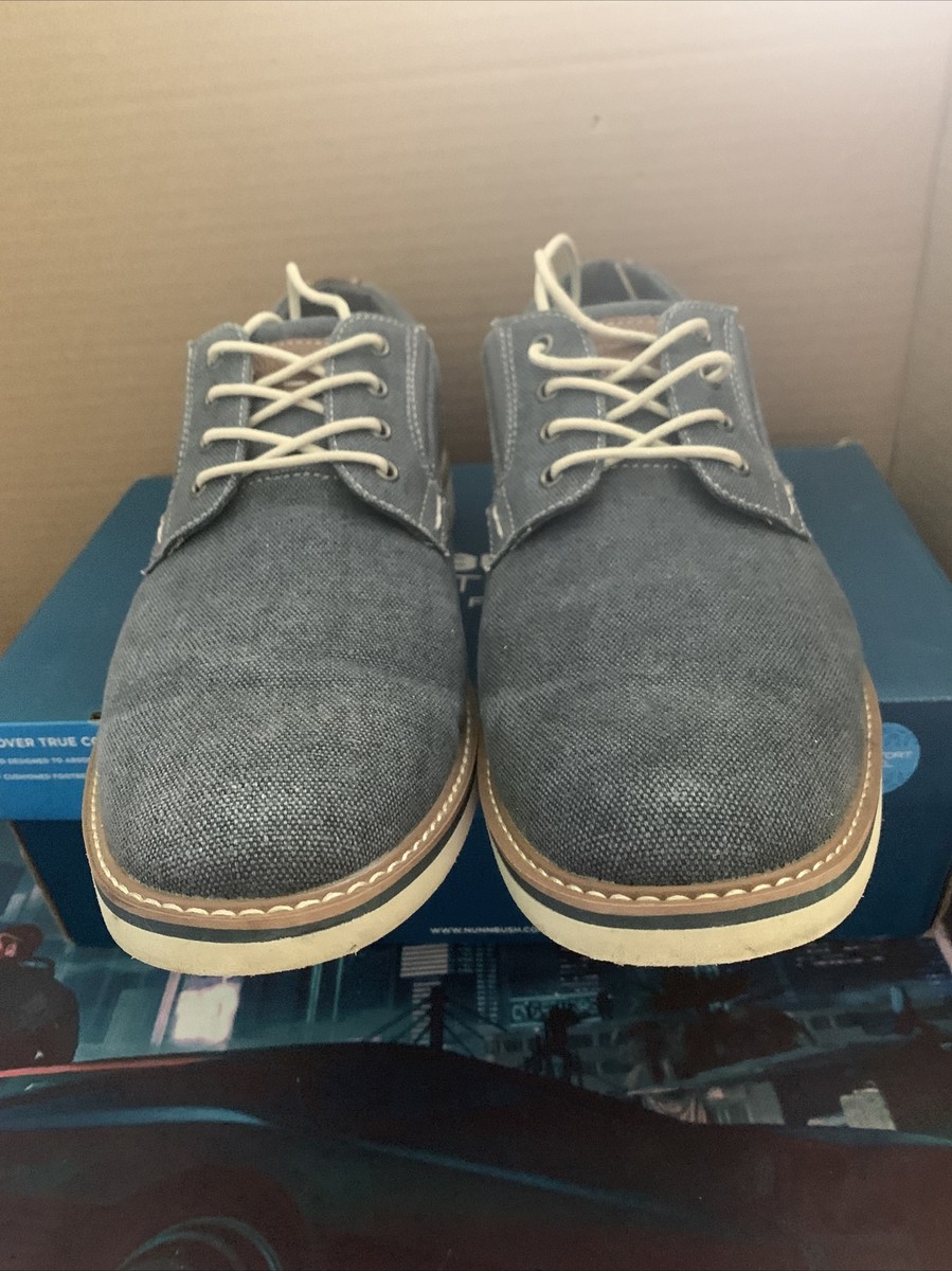Nunn Bush Mens Barklay Dark Blue Oxford Dress Shoe Size 12 