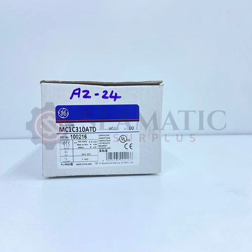 Lot of 5Nos X General Electric MC1C310ATD 3-pole, 9 AMP contactor , AZ#24+