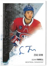 2023-24 SP Authentic 13-14 Retro Future Watch Auto RC #RFWASF Sean Farrell /699