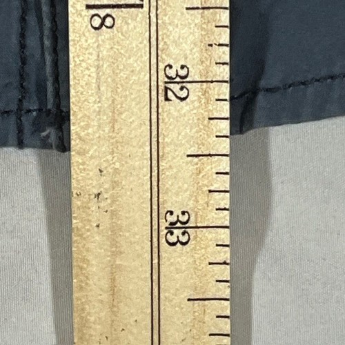 Old Navy Jacket Steel Gray 2XL Fitted Lightweight Pockets Windbreaker Black Snap - Picture 9 of 11