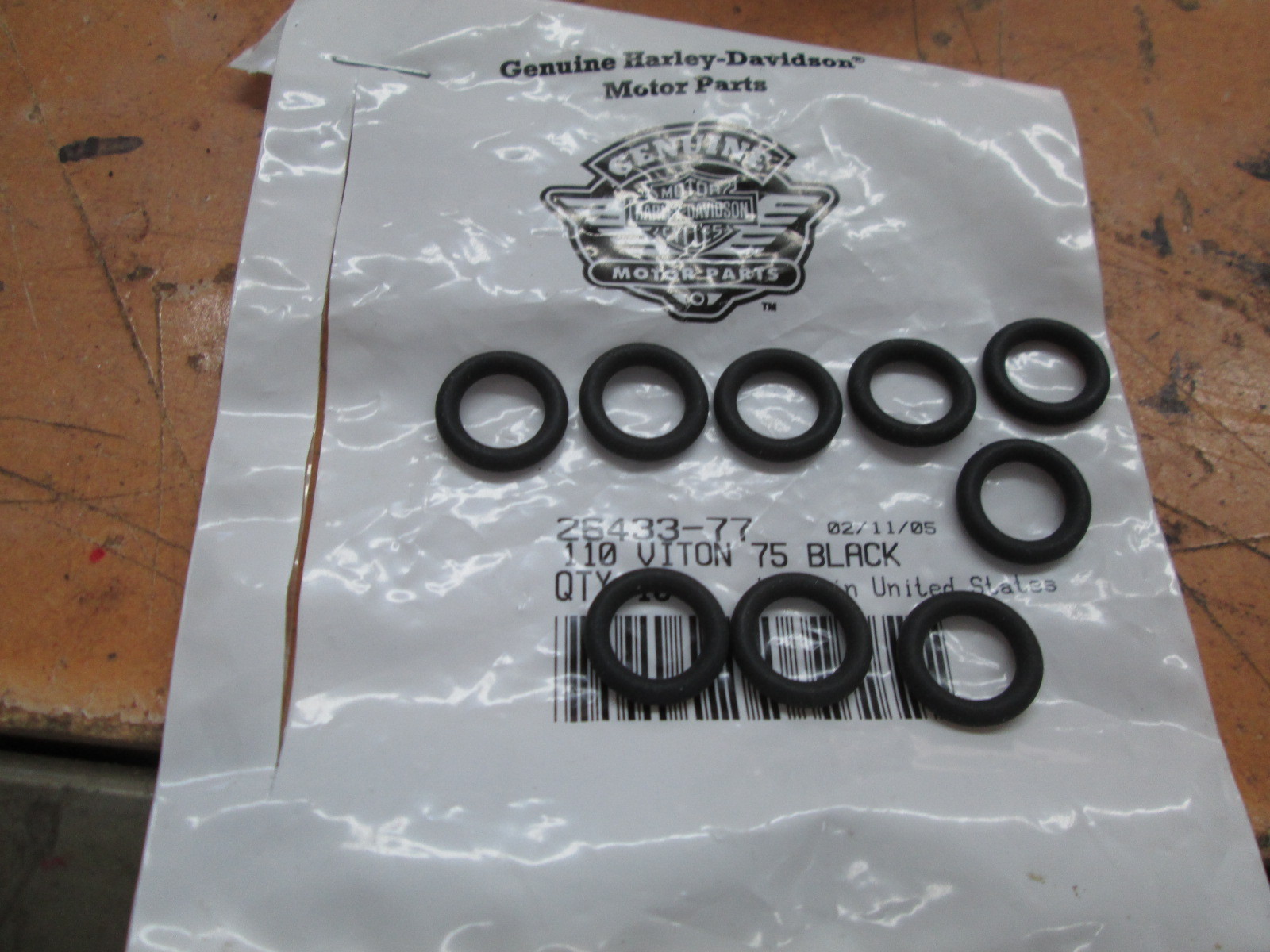 Harley Davidson Oil Pump Check Valve O Ring 79 & 8687 XLH 83 XLX 26433